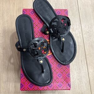 Tory Burch Miller Leather sandals Size 10